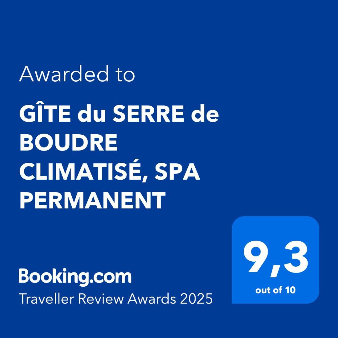 Gite Du Serre De Boudre Climatise, Spa Permanent Buisson Екстер'єр фото